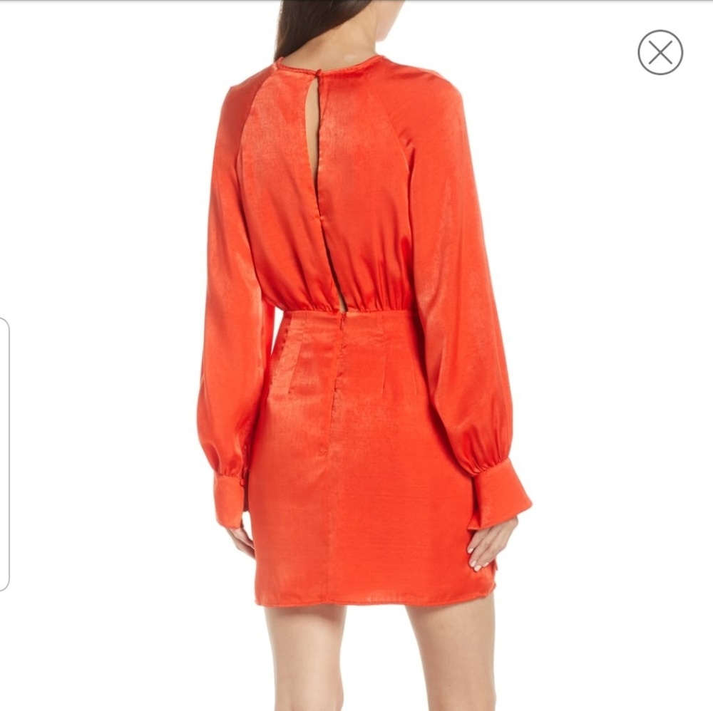 Finders Keepers 'Nightlife' Satin Dress View 3